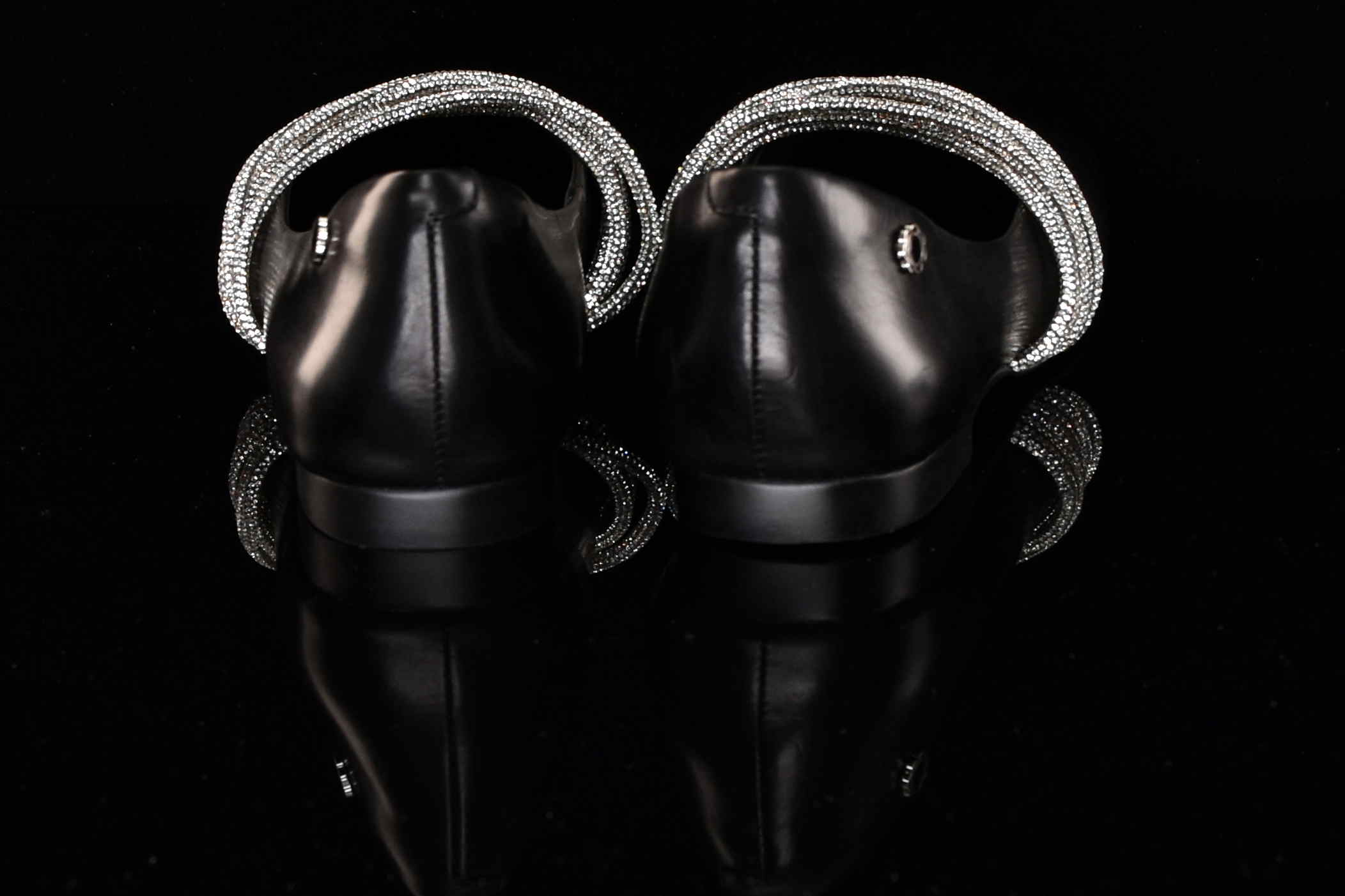 Ekskluzywne Skórzane Baleriny Szyk i Ekstrawagancja TUFFONI 3525025LL Czarny - zdjęcie 6