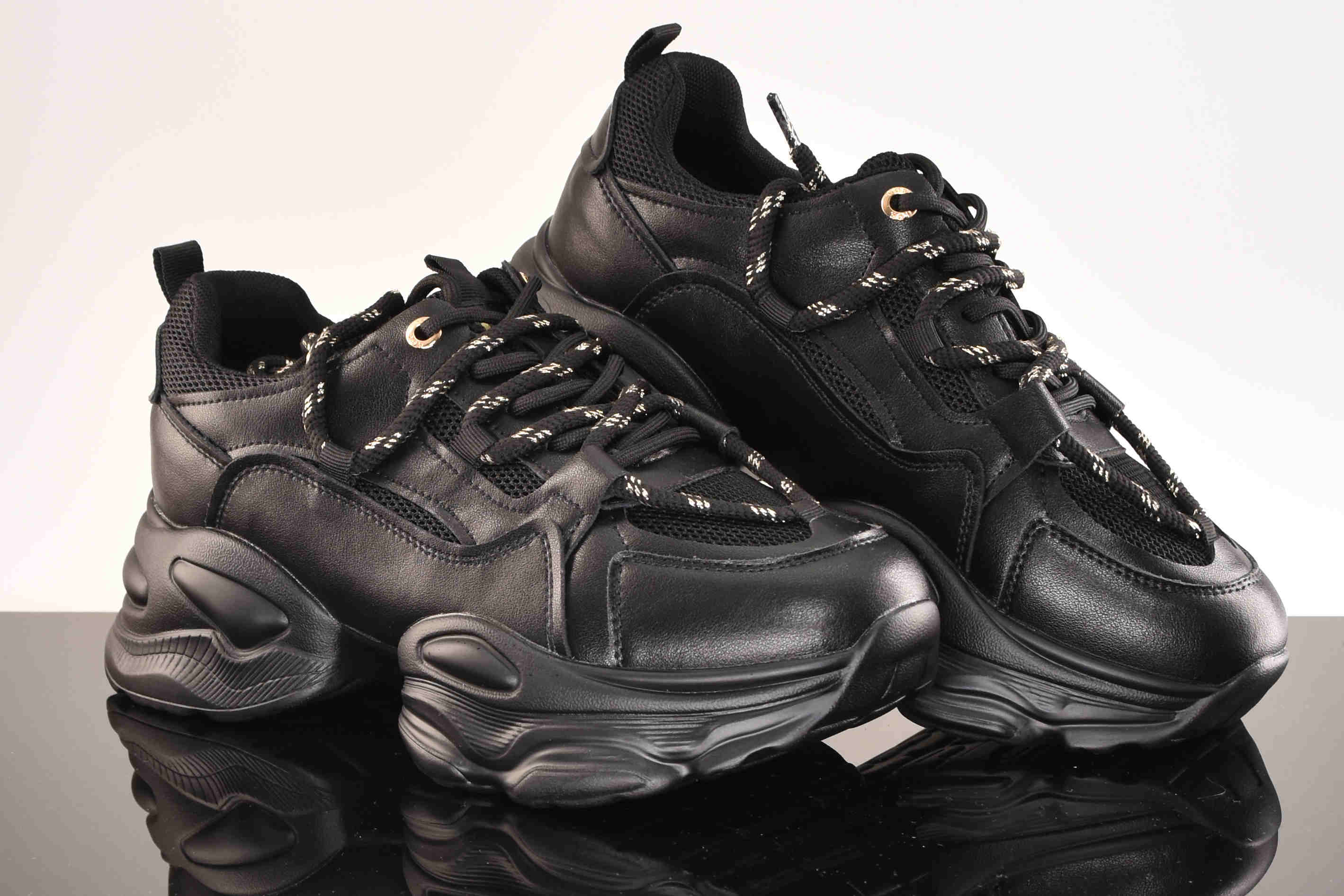 Awangardowe Sneakersy Gruba Podeszwa GOE RR2N4060-Black/Czarny - zdjęcie 8