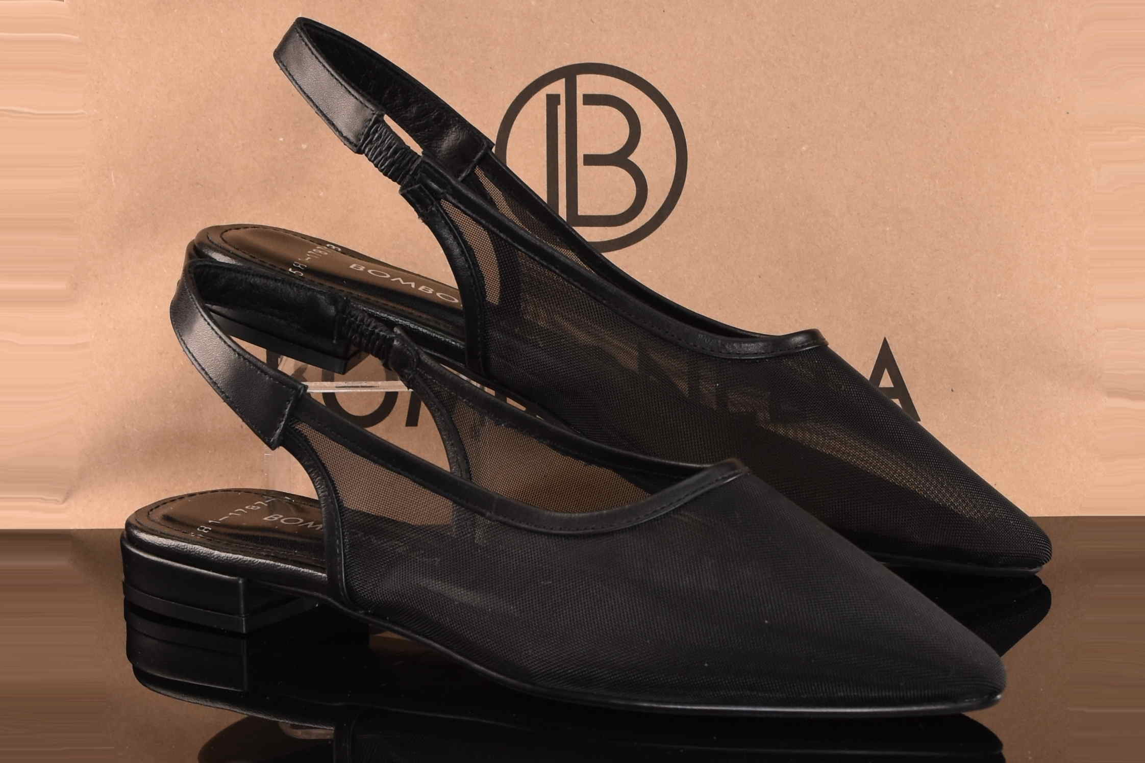 Kobiece i Eleganckie Sandaki z Siateczki BOMBONELLA P581 1787/251 Czarny - zdjęcie 7