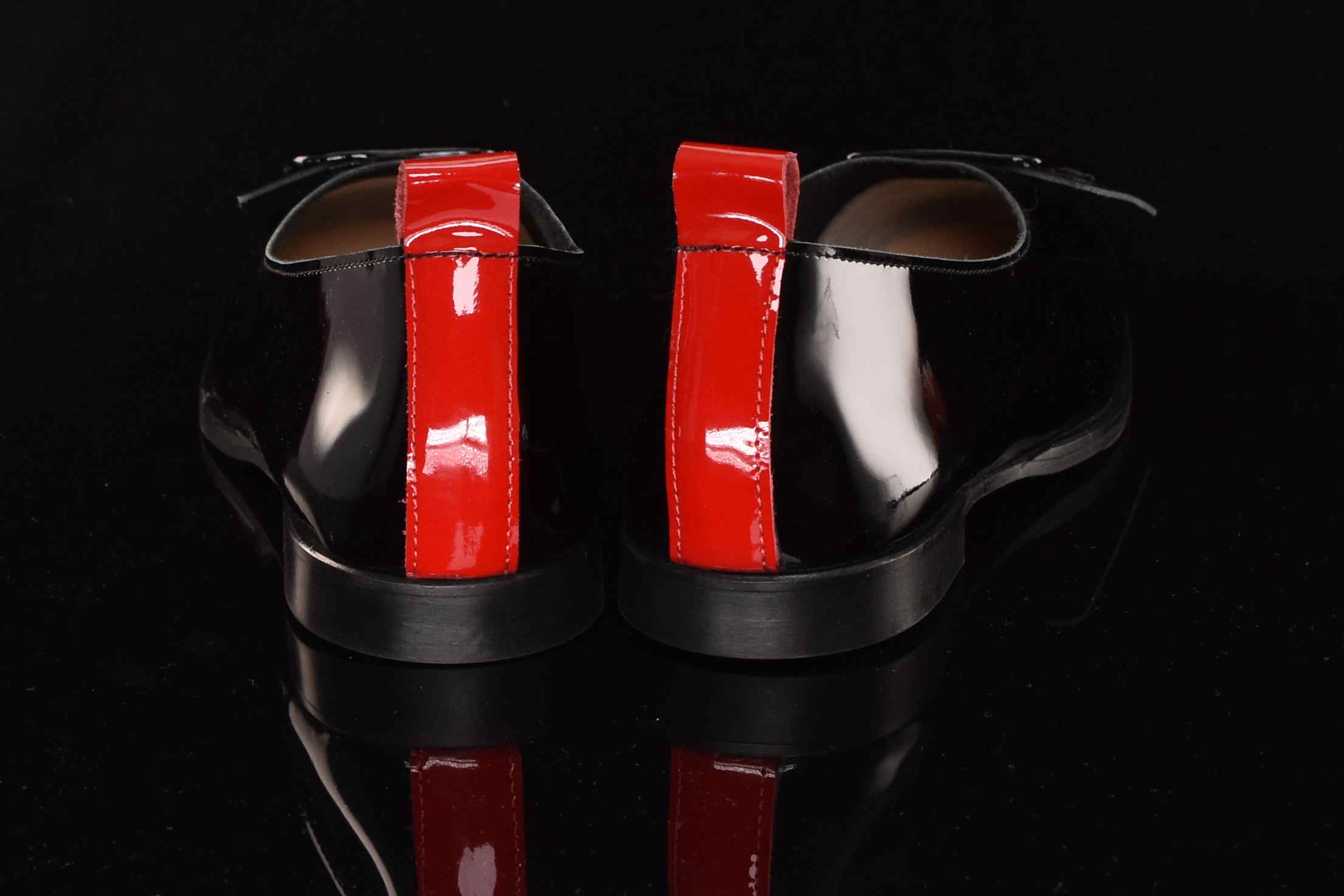 Eleganckie Skórzane Lakierowane Baleriny BOMBONELLA 385 1976/81-120 Czarny - zdjęcie 5