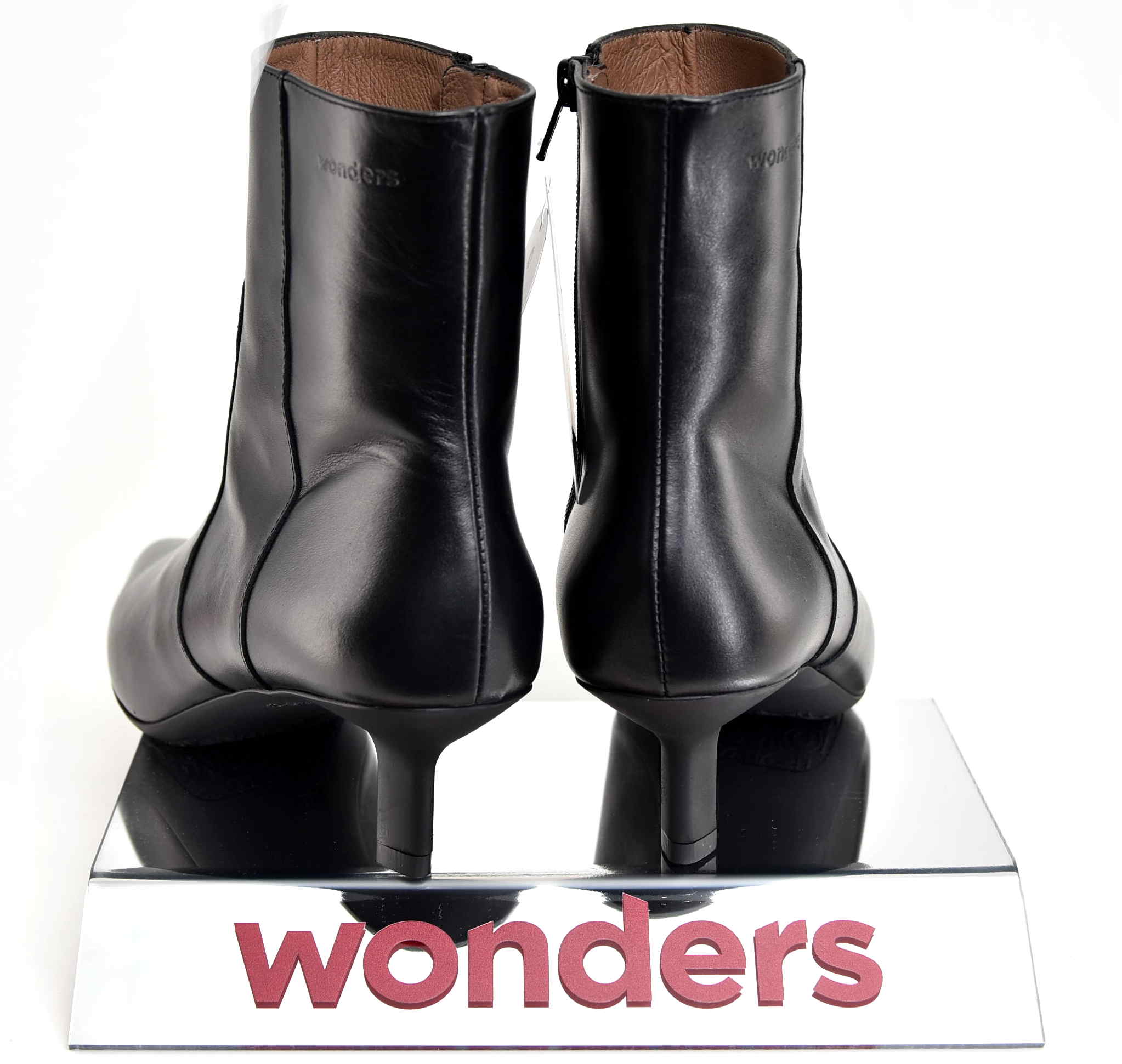 Botki Damskie Elegancja I Komfort W Najlepszym Wydaniu WONDERS G-7111 ISEO I/NEGRO/Czarny - zdjęcie 5