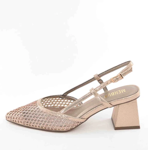 Damskie Sandałki Kwintesencja Elegancji i Kobiecego Stylu MENBUR AM78000 Rosa Gold/Różowe Złoto - zdjęcie 6