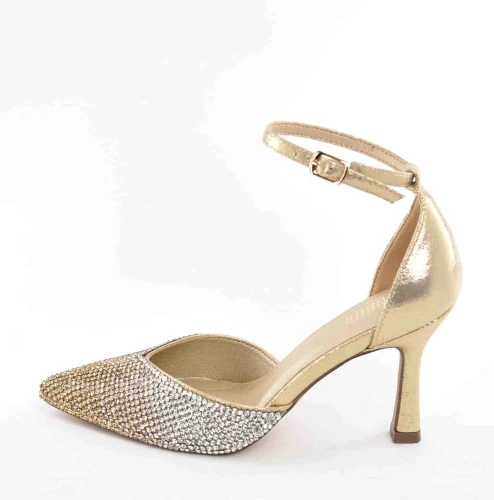 Blask, który przyciąga spojrzenia –Spektakularne Sandałki w Odcieniu Cieniowanego Złota MENBUR AM73500 Oro/Złoty - zdjęcie 6