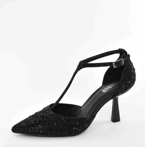 Czółenka Damskie Esencja Klasy Elegancji i Ponadczasowego Stylu MENBUR AM71401 Negro/Czarny - zdjęcie 6