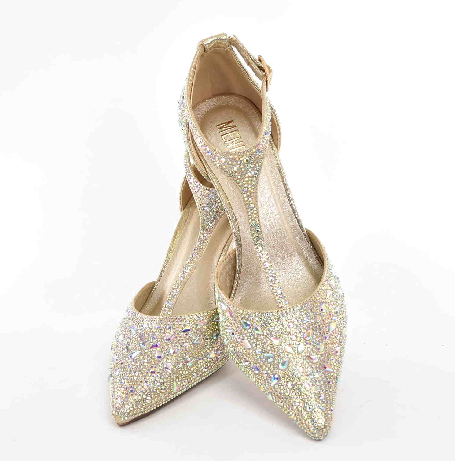 Czółenka Damskie Esencja Klasy Elegancji i Ponadczasowego Stylu MENBUR AM71400 Oro/Złoty - zdjęcie 6