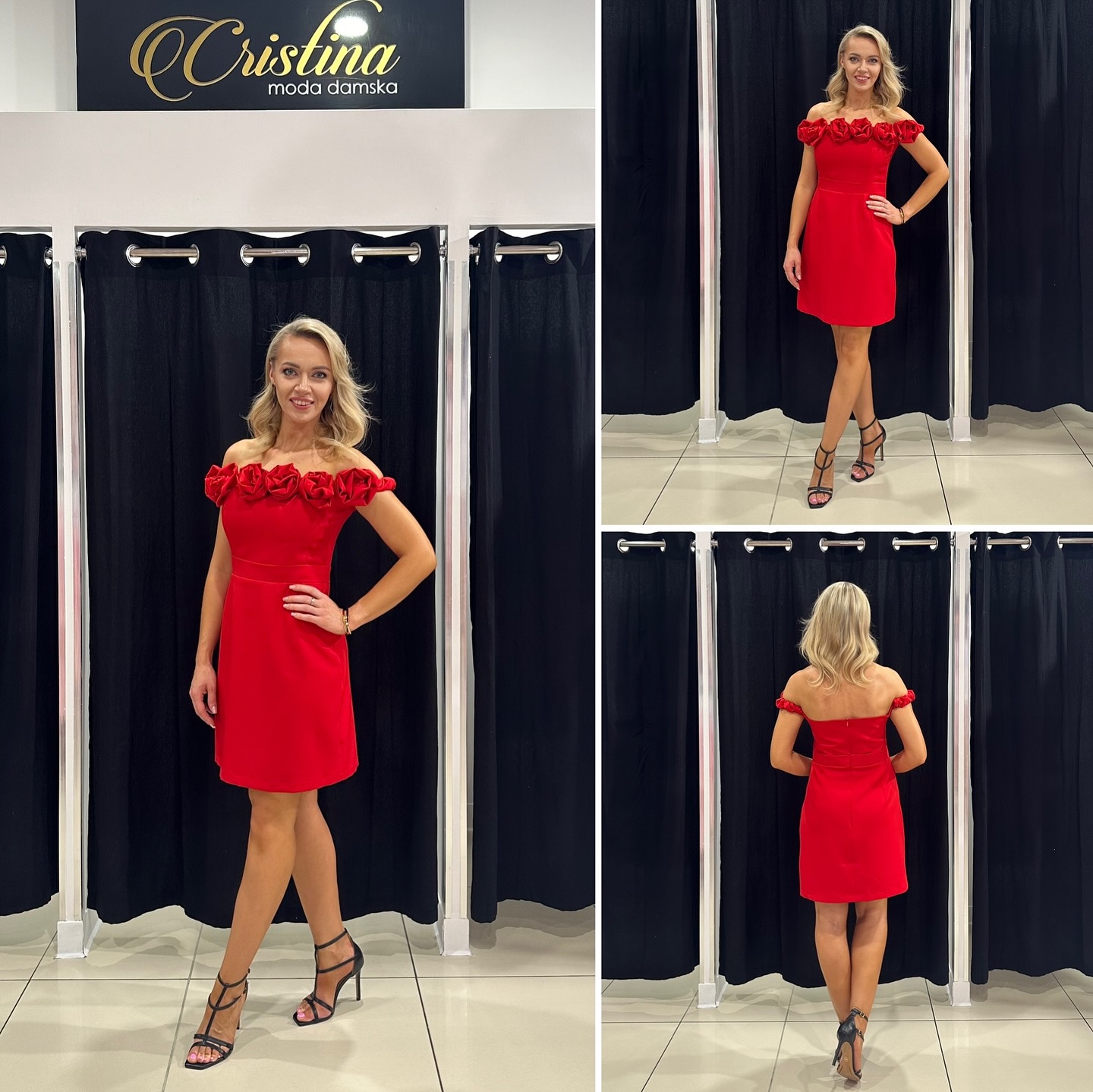 Stylowa sukienka damska – kobiecy design – model 45 - zdjęcie 1