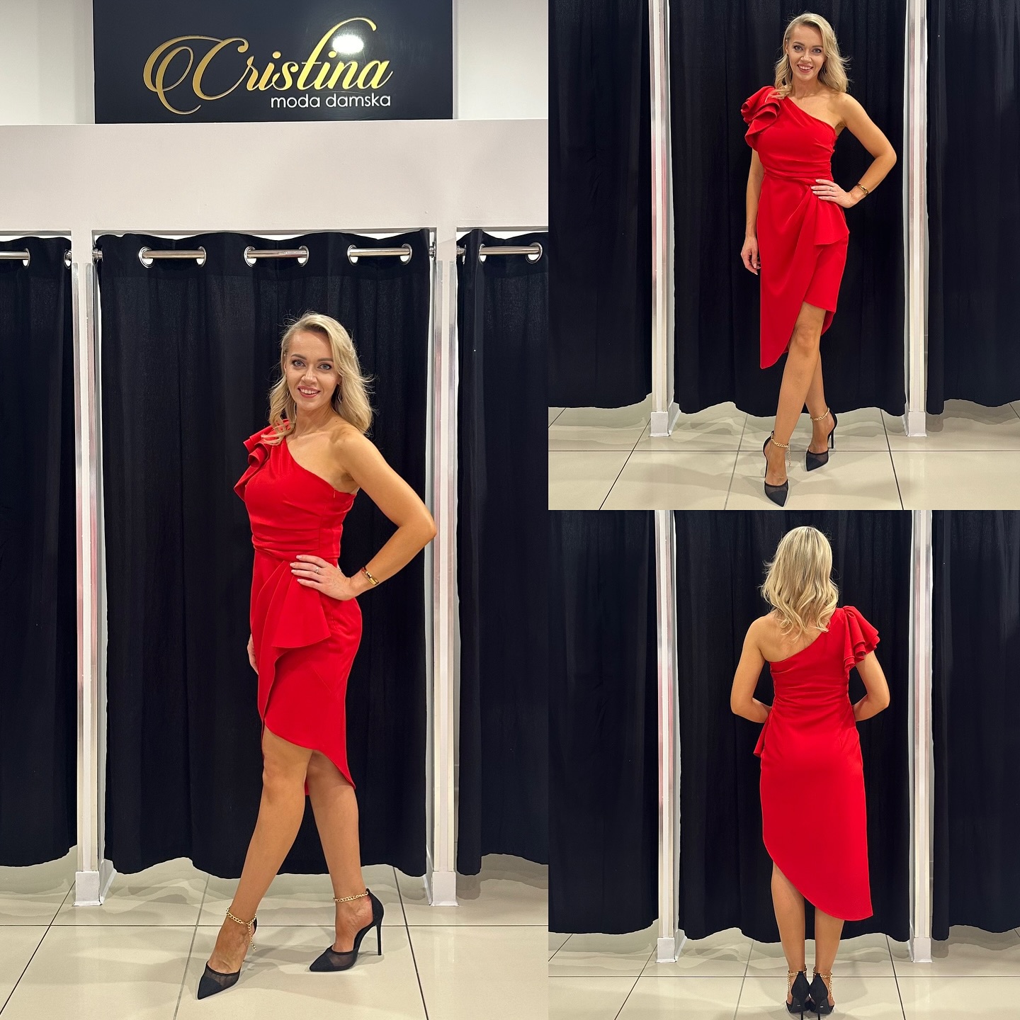 Stylowa sukienka – podkreślająca sylwetkę – model 52 - zdjęcie 1