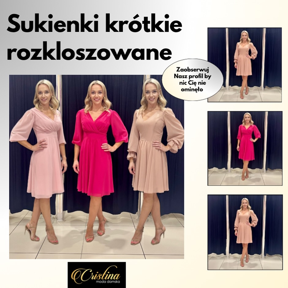 Modna sukienka – idealna na wyjścia – model 54 - zdjęcie 1