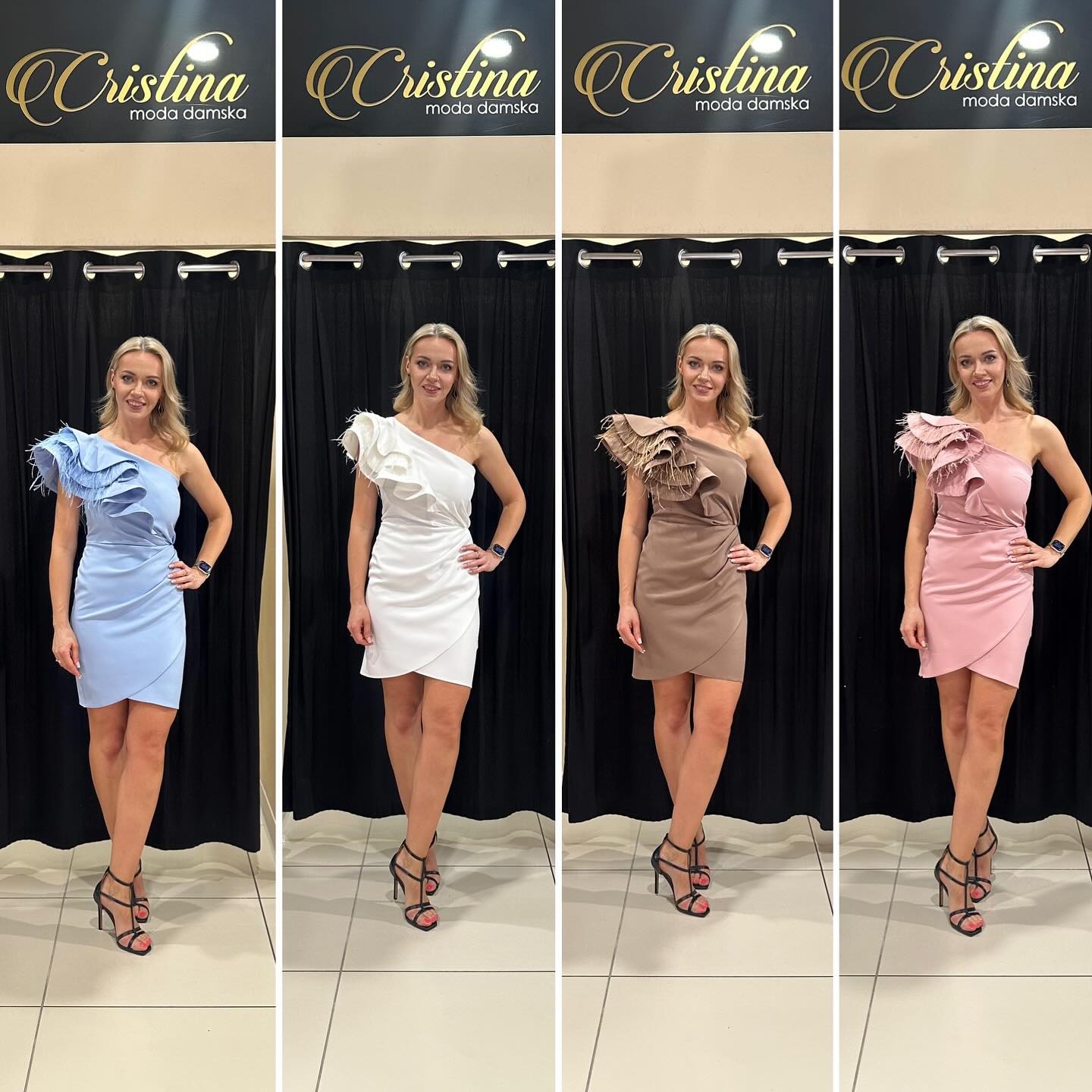 Stylowa sukienka – podkreślająca sylwetkę – model 82 - zdjęcie 1