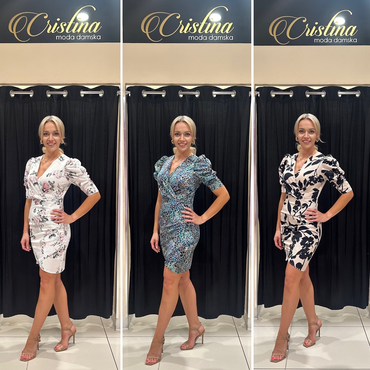 Damska sukienka – nowoczesny design – model 94 - zdjęcie 1