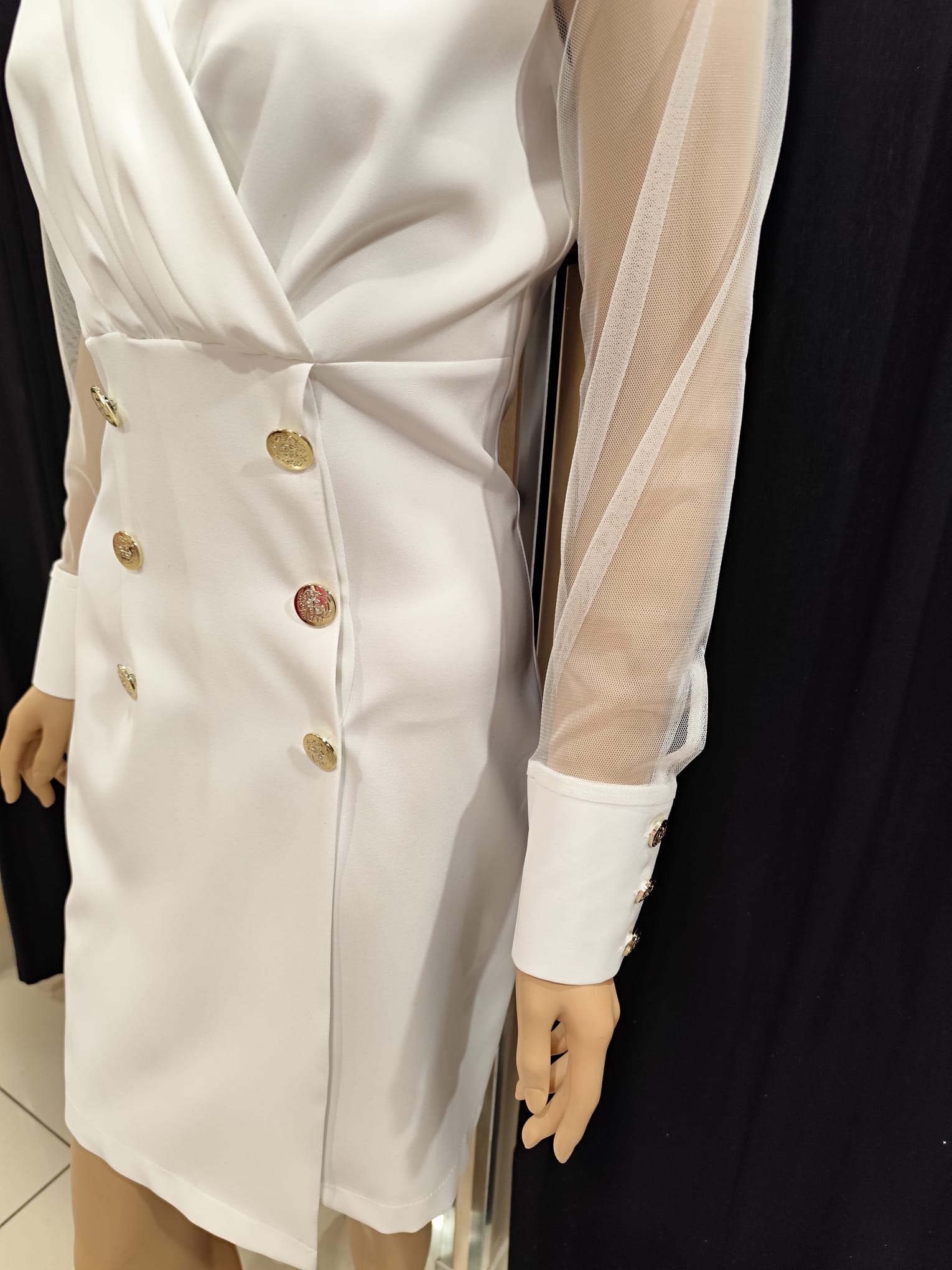 Damska sukienka – nowoczesny design – model 109 - zdjęcie 1