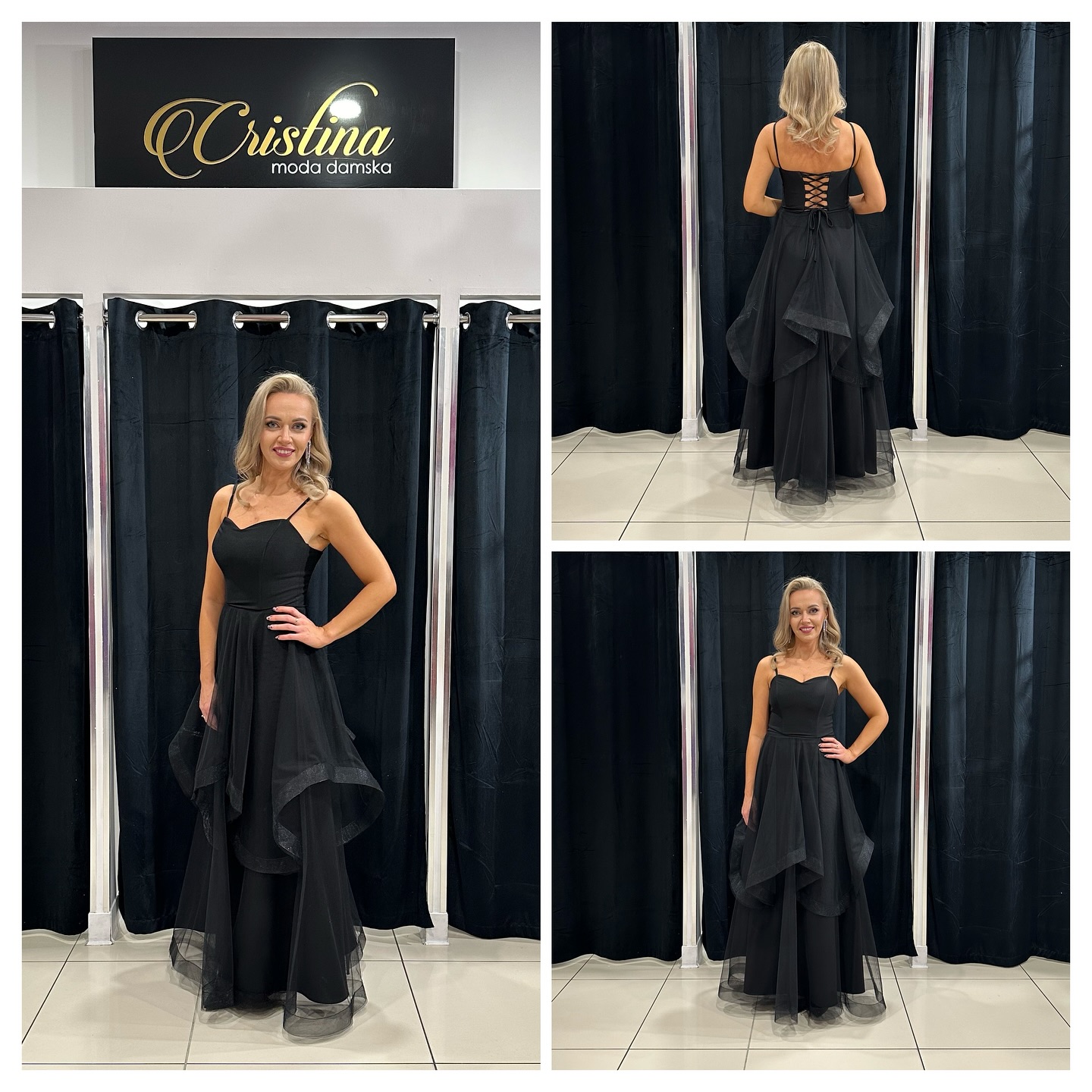 Elegancka sukienka damska – modny fason – model 121 - zdjęcie 1