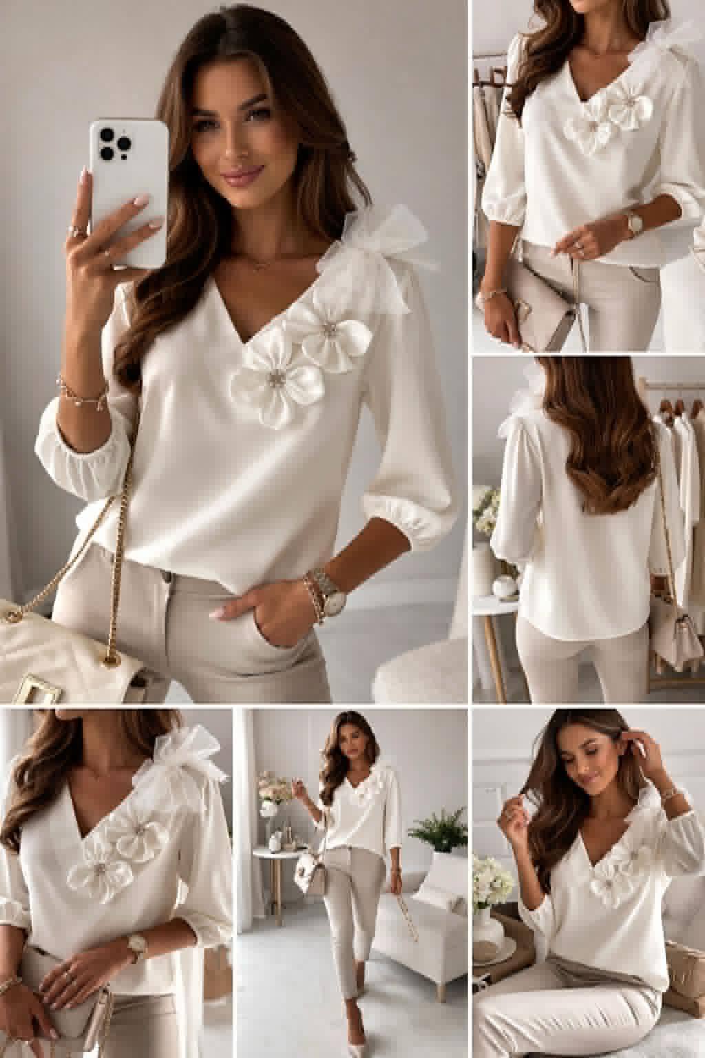 Damska odzież – stylowy fason – model 41 - zdjęcie 1