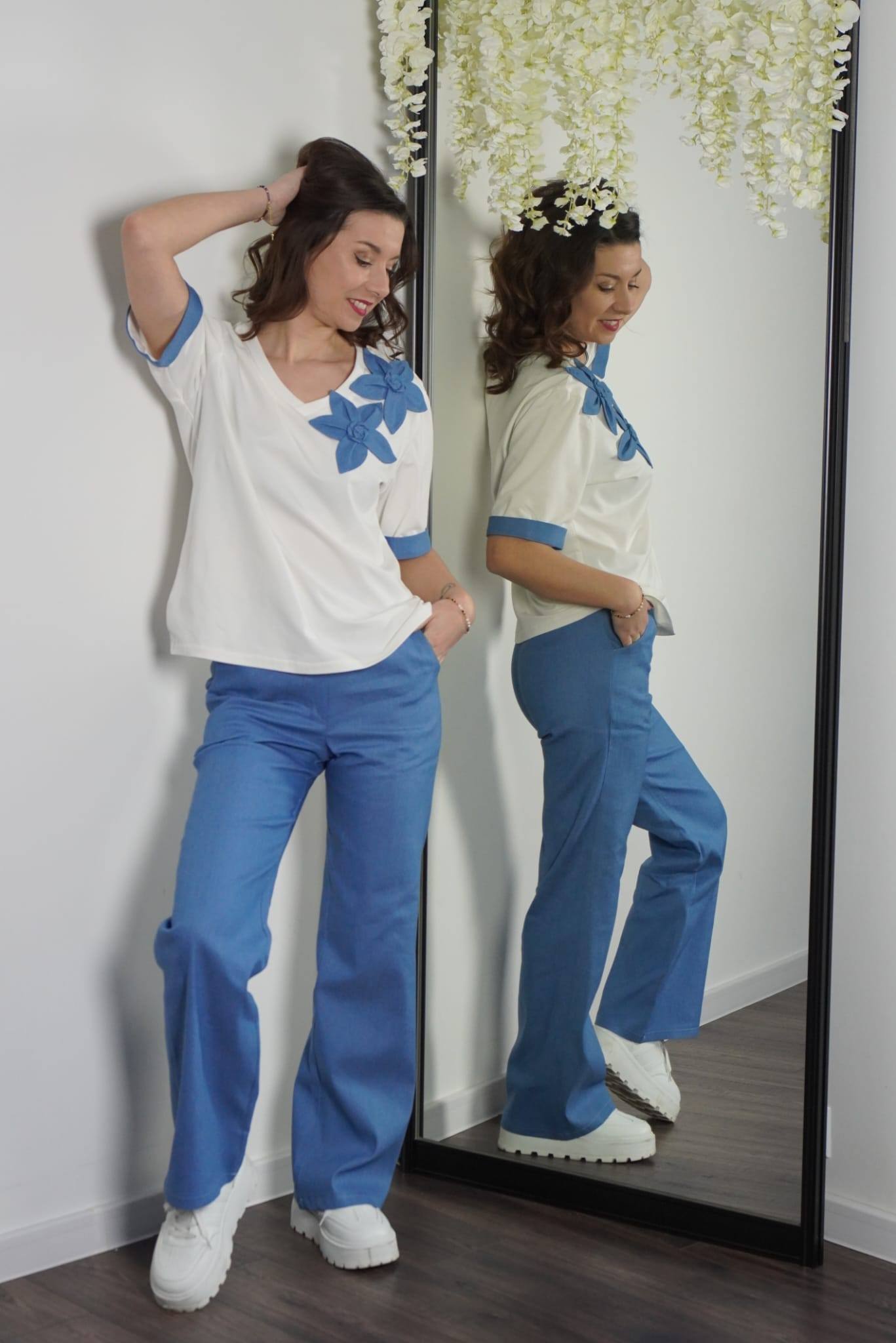 Damska odzież – modna sylwetka – model 50 - zdjęcie 1