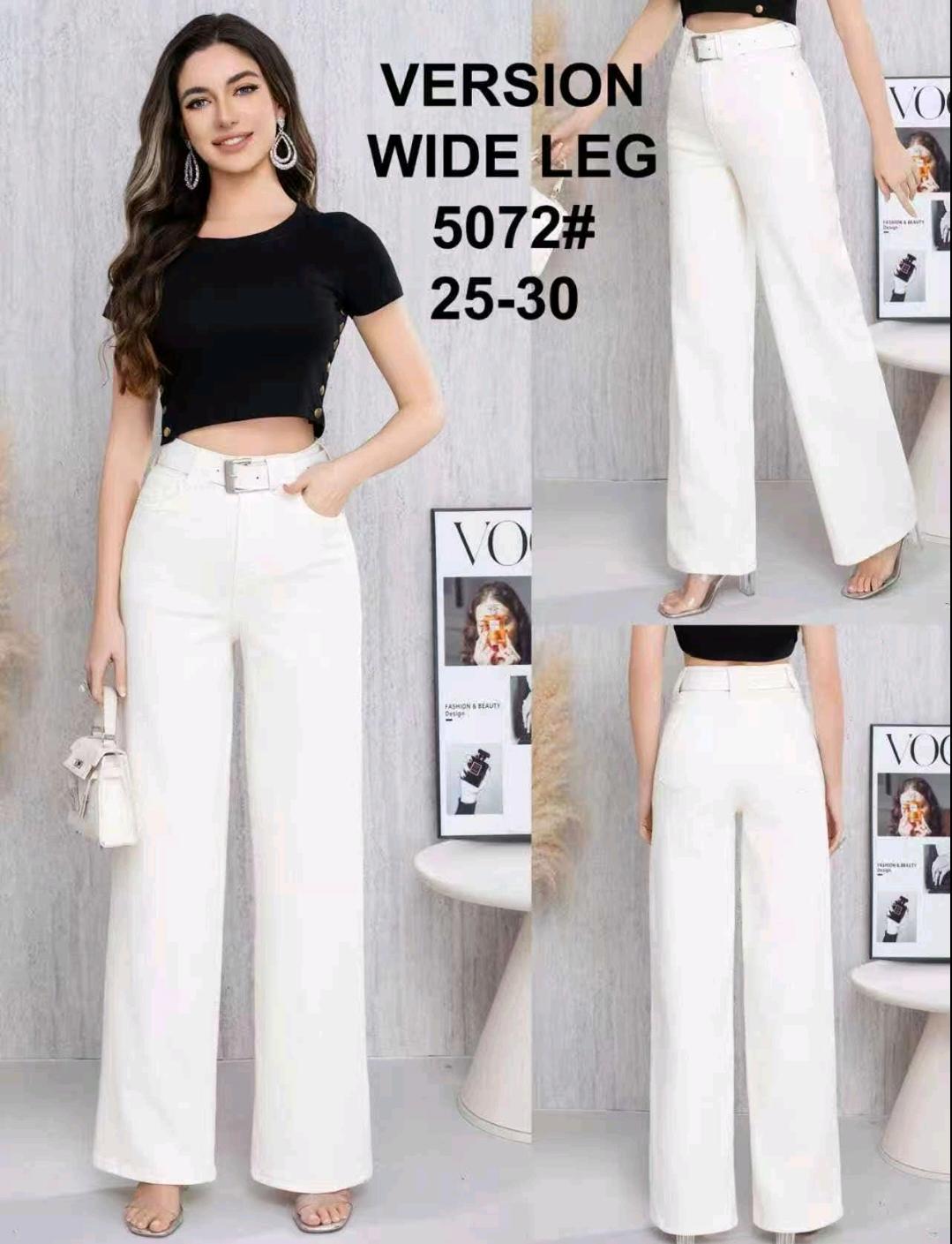 Damskie spodnie Wide Leg Version – elegancki fason