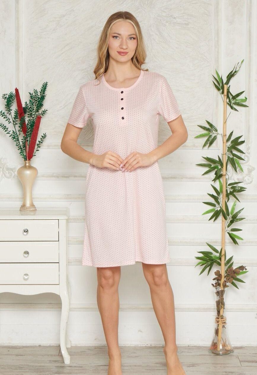 Bawełna Damska Koszula Nocna Morella kod;10013-2 Roz; M-L-XL-XXL - zdjęcie 1