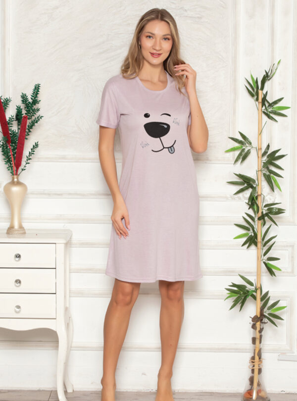 Koszula Nocna z Bawełny Morella GOLD kod;GD10009 Rozmiar; M-L-XL-2XL - zdjęcie 3