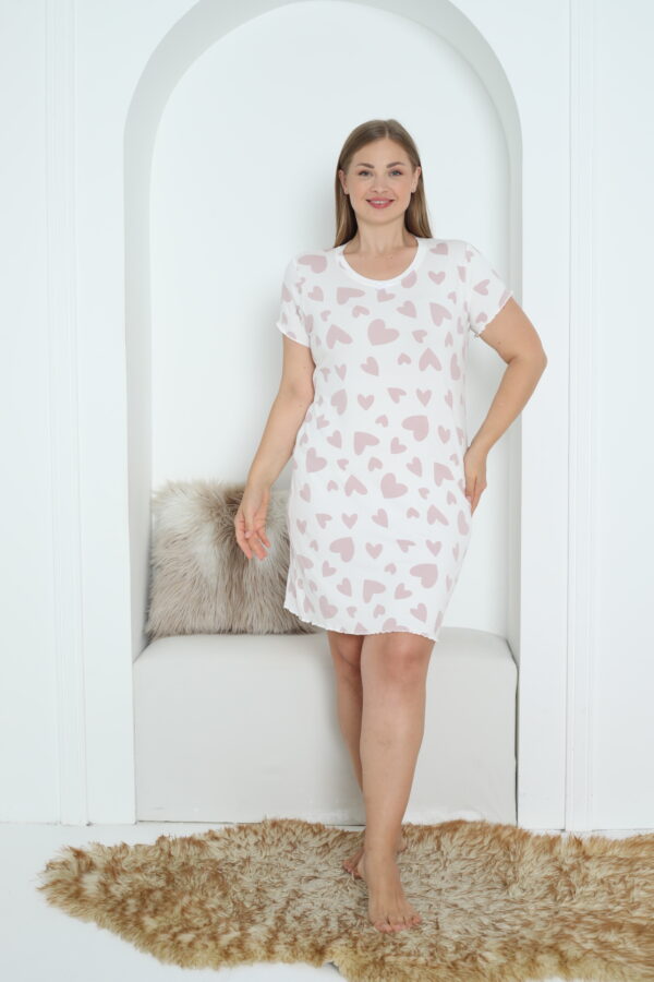 Koszula Nocna z Wiskozy Duże Rozmiary Morella PREMIUM kod;5000 Rozmiar; 2XL-3XL-4XL - zdjęcie 8