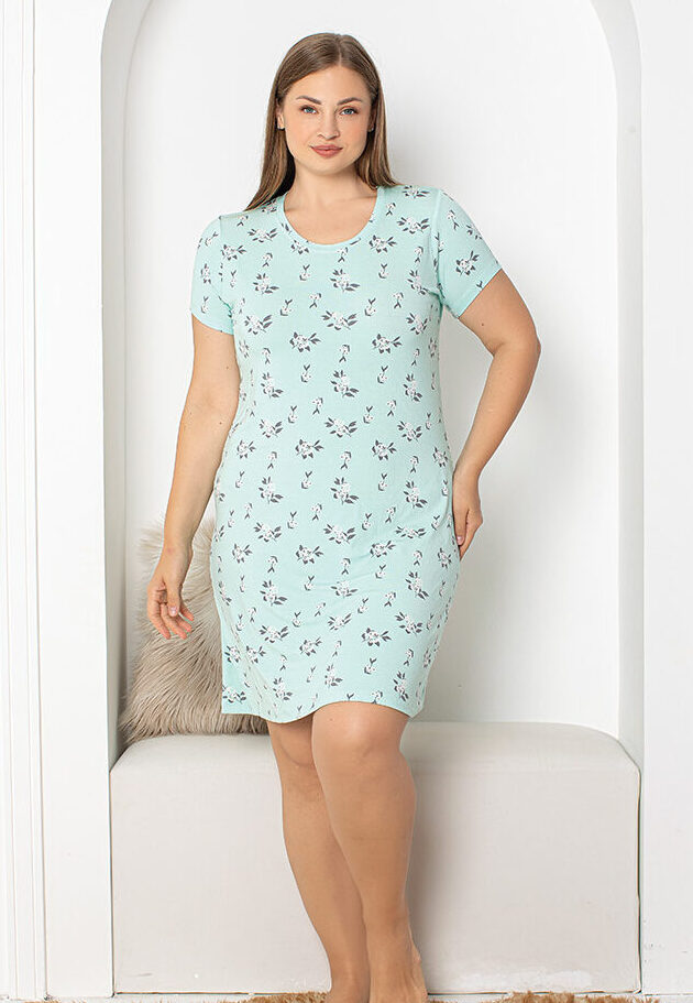 Koszula Nocna z Wiskozy Duże Rozmiary Morella PREMIUM kod;5009 Rozmiar; 2XL-3XL-4XL