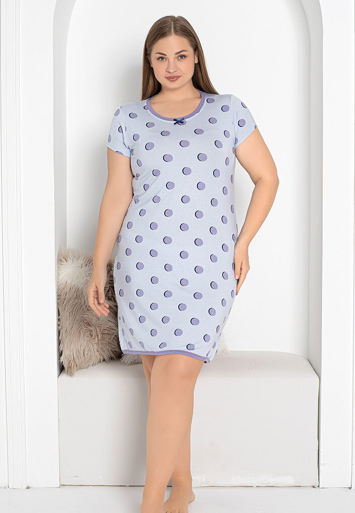 Koszula Nocna z Wiskozy Duże Rozmiary Morella PREMIUM kod;5015 Rozmiar; 2XL-3XL-4XL