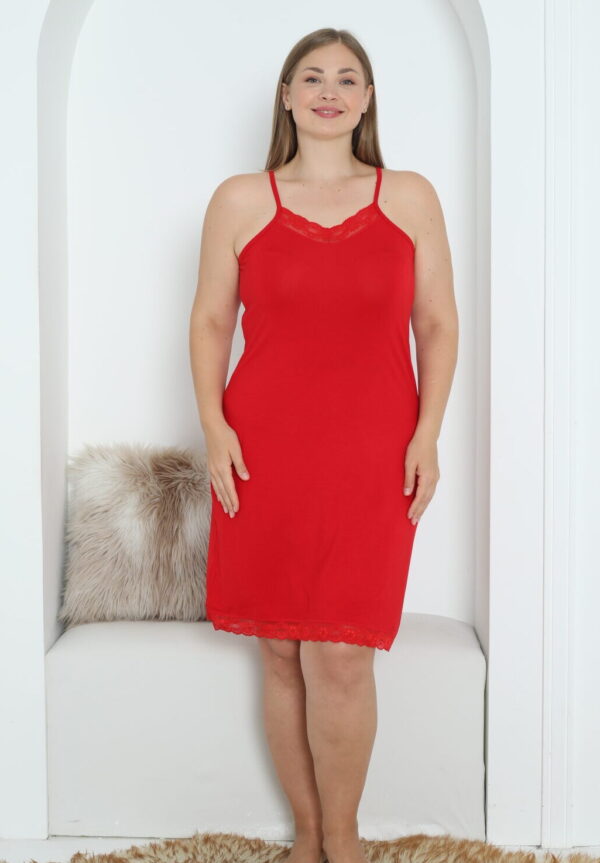 Koszula Nocna z Wiskozy Duże Rozmiary Morella PREMIUM kod;5501 Rozmiar; 2XL-3XL-4XL - zdjęcie 6