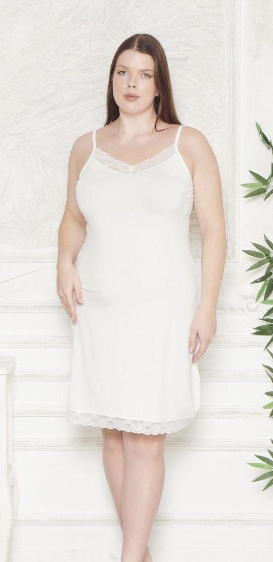 Koszula Nocna z Wiskozy Duże Rozmiary Morella PREMIUM kod;5507 Rozmiar; 2XL-3XL-4XL - zdjęcie 2