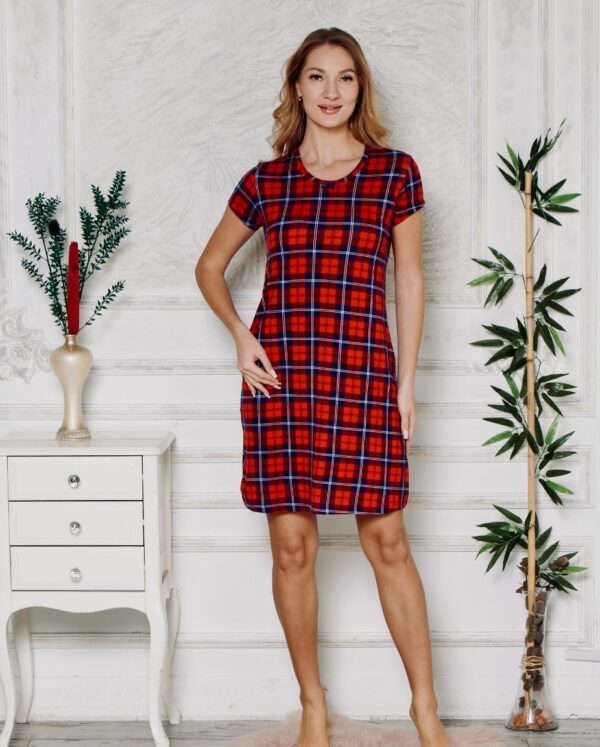 Koszula Nocna z Wiskozy Morella PREMIUM kod;PR-030 Rozmiar; M-L-XL-XXL - zdjęcie 3