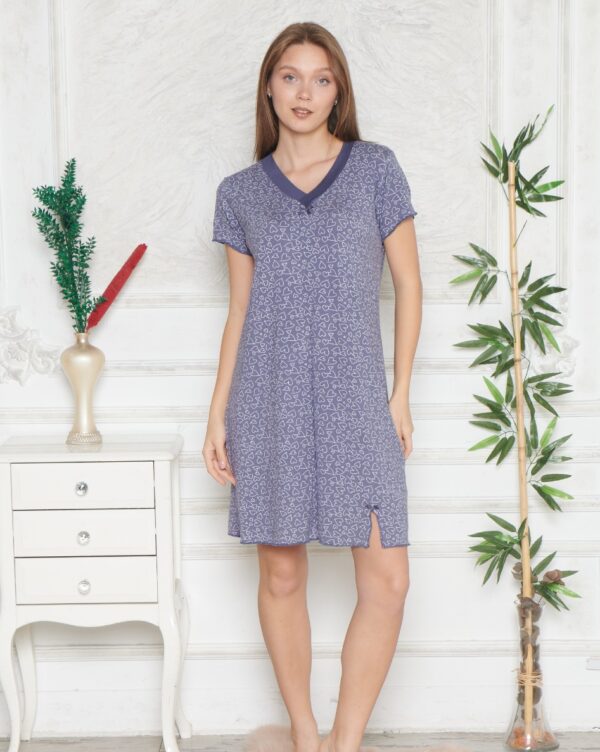 Koszula Nocna z Wiskozy Morella PREMIUM kod;PR-032 Rozmiar; M-L-XL-XXL - zdjęcie 5