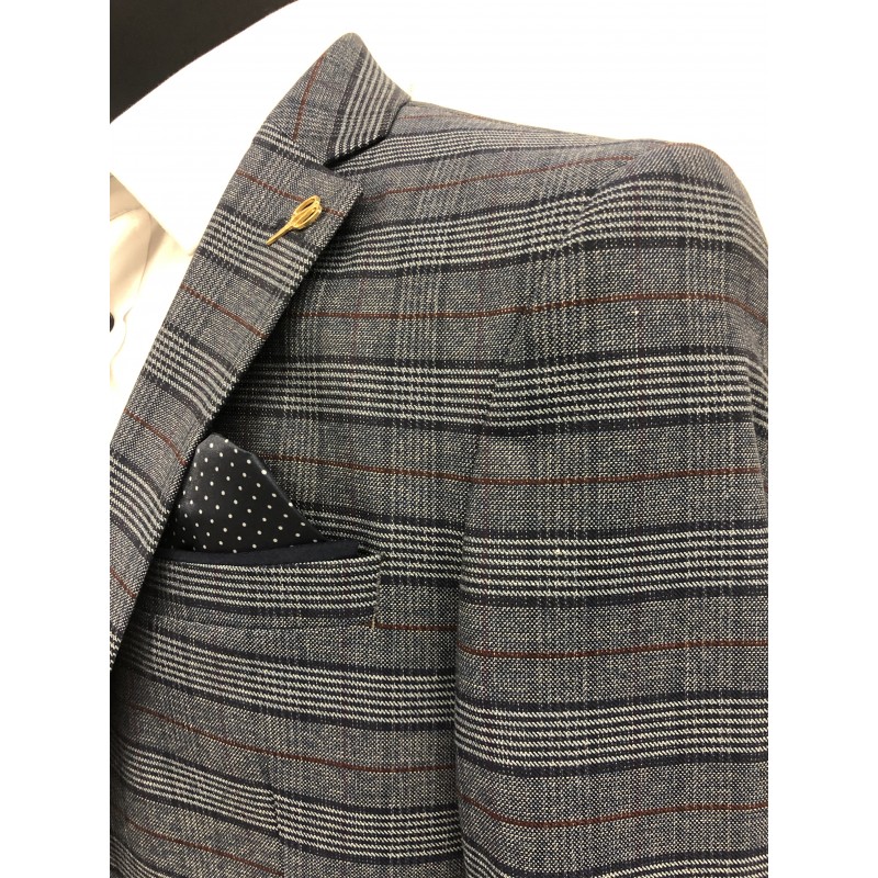 marynarka meska krata casual