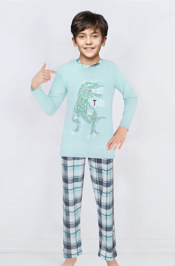 Morella Piżama Dziecięca Długi Rękaw Roz;140-146-152-158-164 Kod;16000-1 - zdjęcie 2