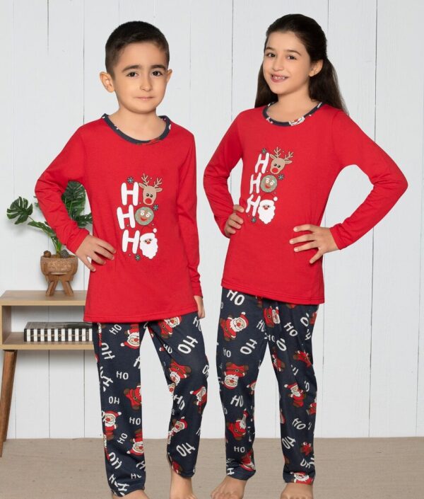Morella Piżama Dziecięca Długi Rękaw ŚWIĄTECZNA Roz;140-146-152-158-164 Kod;16001-1 - zdjęcie 2