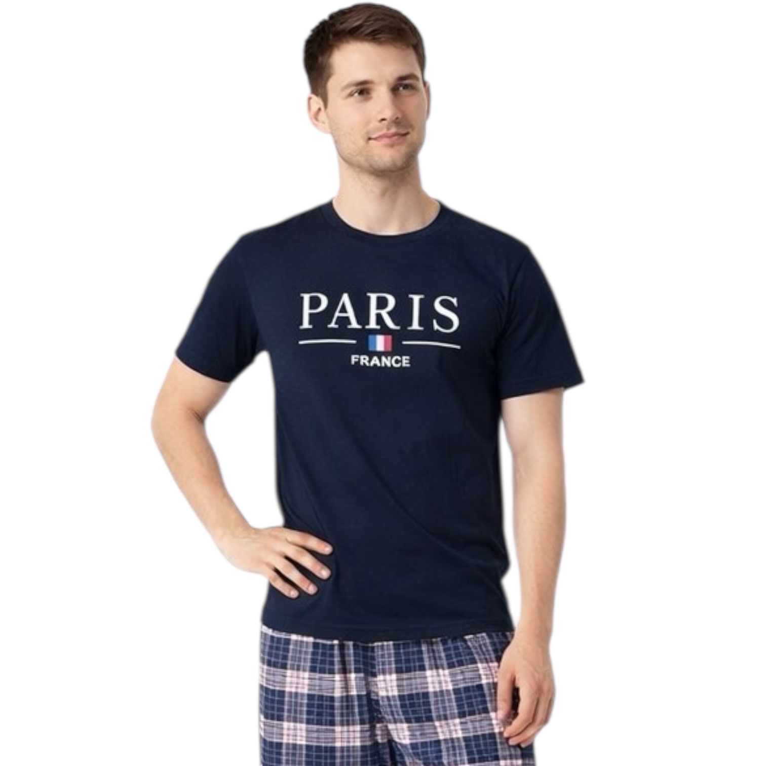 Morella Piżama Męska Bawełna Krótki Rękaw Szorty Kod;1009 Rozmiary: M-L-XL-XXL - zdjęcie 2