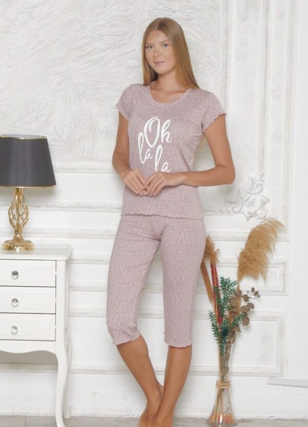 Piżama Damska z Wiskozy Morella PREMIUM kod;1000 Rozmiar; M-L-XL-XXL - zdjęcie 5