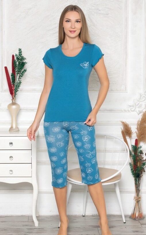 Piżama Damska z Wiskozy Morella PREMIUM kod;1001 Rozmiar; M-L-XL-XXL