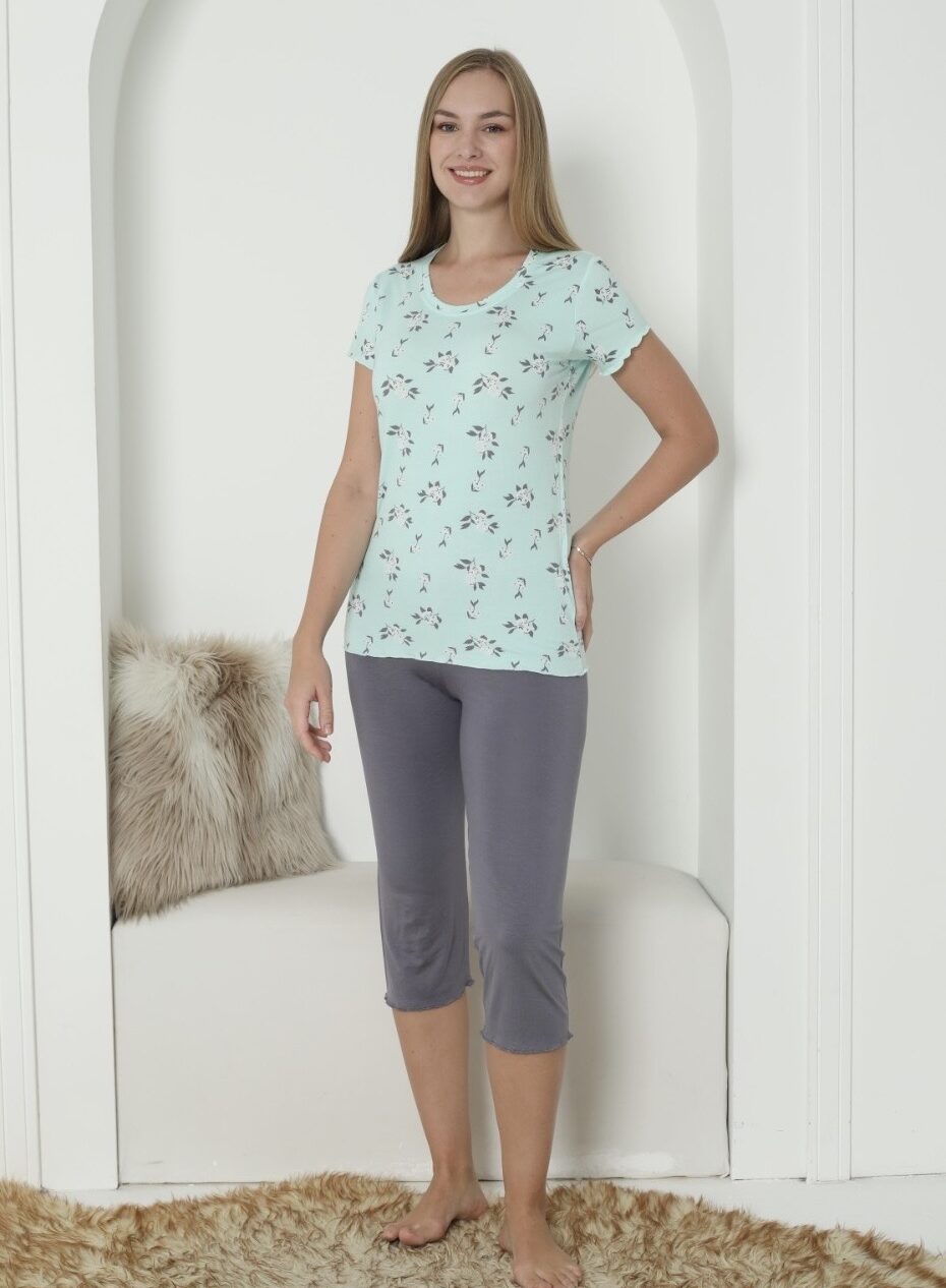 Piżama Damska z Wiskozy Morella PREMIUM kod;1003 Rozmiar; M-L-XL-XXL - zdjęcie 4