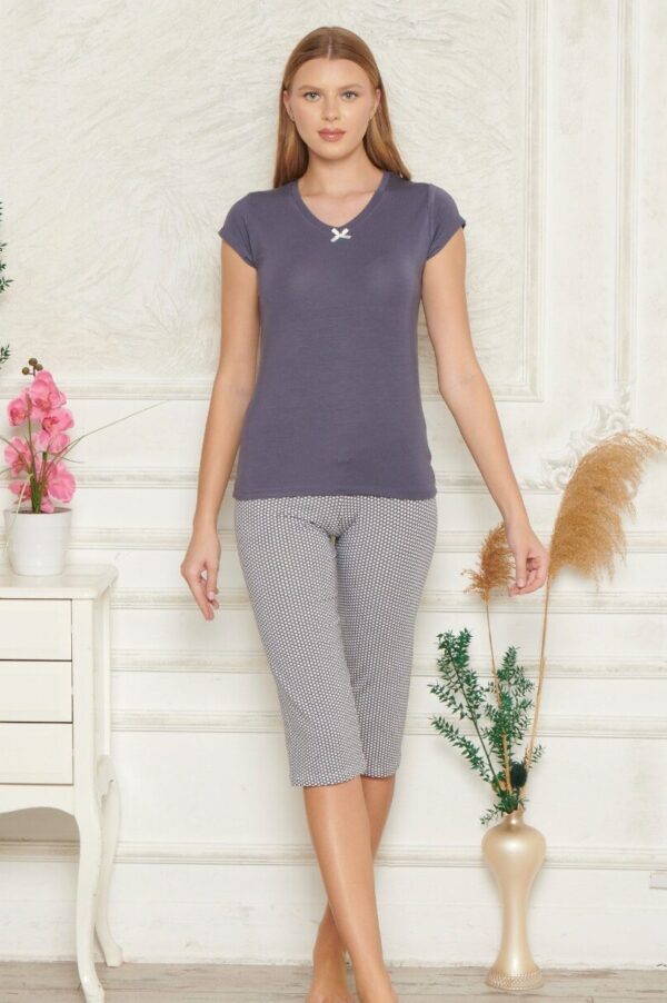 Piżama Damska z Wiskozy Morella PREMIUM kod;1006 Rozmiar; M-L-XL-XXL - zdjęcie 5