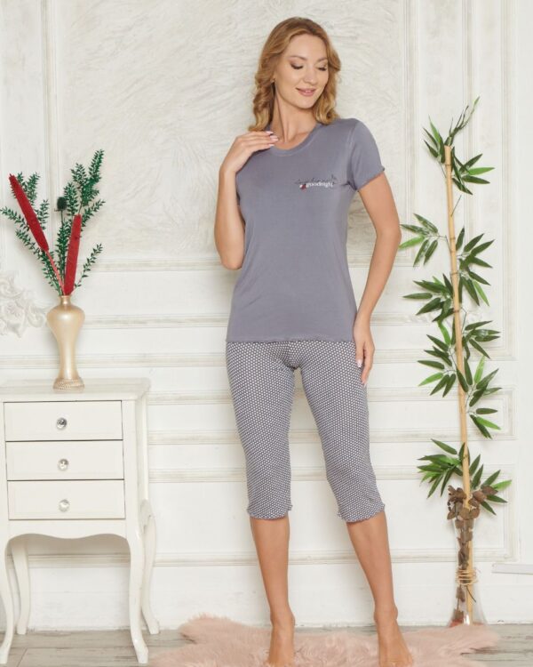 Piżama Damska z Wiskozy Morella PREMIUM kod;PR-1013 Rozmiar; M-L-XL-XXL - zdjęcie 3