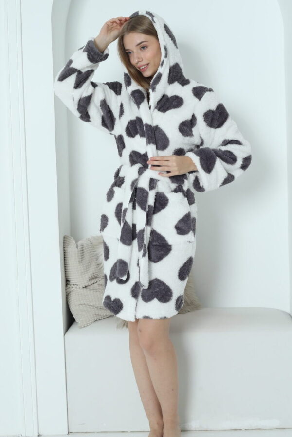 Morella Gold Szlafrok Damski Krótki z Wellsoftu kod;01-1002 Roz; S/M – L/XL - zdjęcie 6