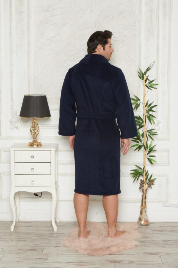 Szlafrok Szalowy Męski Polar Morella Gold kod;GD-2-2003 Roz; M/L, XL/XXL, 3XL/4XL - zdjęcie 6